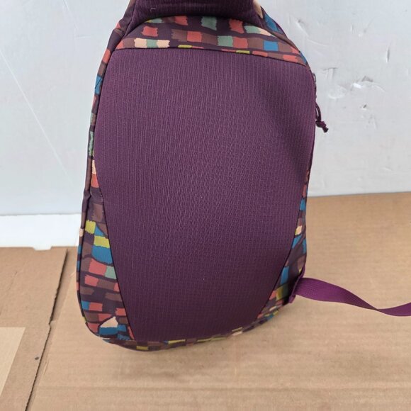 Patagonia Atom Sling Bag 8L Daypack Fitz Roy Patchwork Night Plum Crossbody - Picture 13 of 13